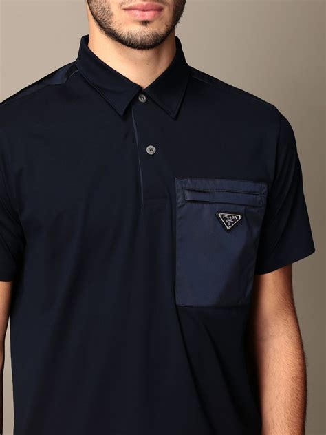 herren prada polo schwarz|prada polo shirts.